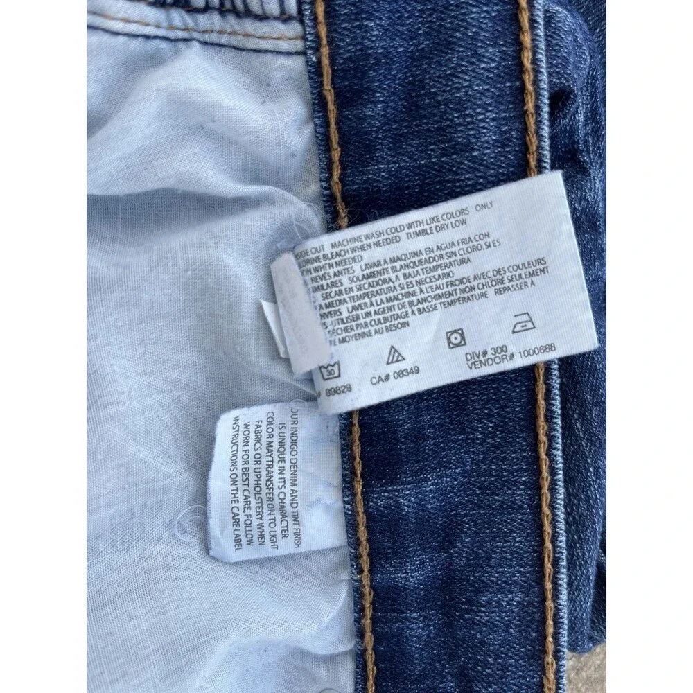 Gloria Vanderbilt Amanda Women's Straight LegJeansSize 18 Missy Average Blue